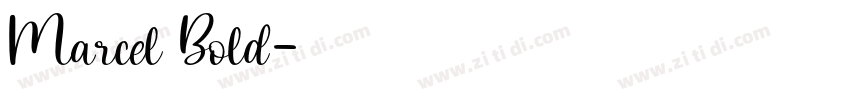 Marcel Bold字体转换